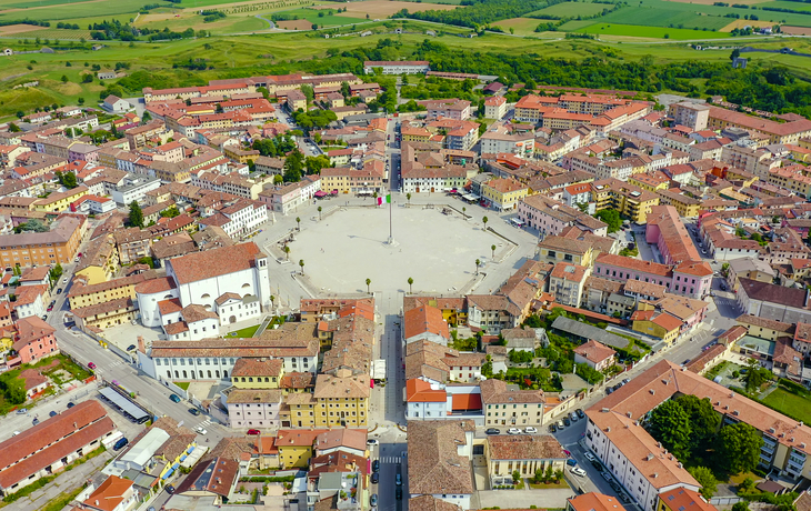 Udine im Nordosten Italiens