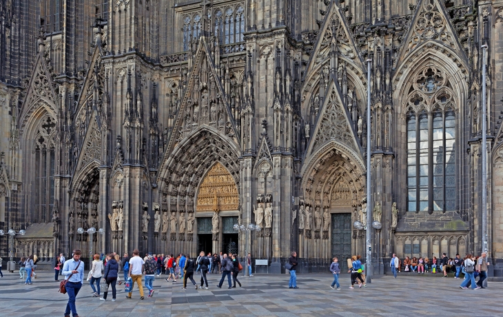 Fassade, Dom, Köln, Nordrhein-Westfalen, Deutschland